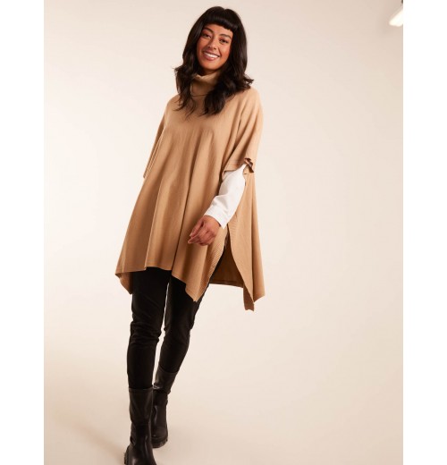 High Neck Poncho