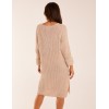 Knitted Ribbed Jumper Dress