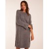 Knitted Ribbed Jumper Dress