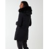 Black Reversible Faux Fur & Trench Jacket