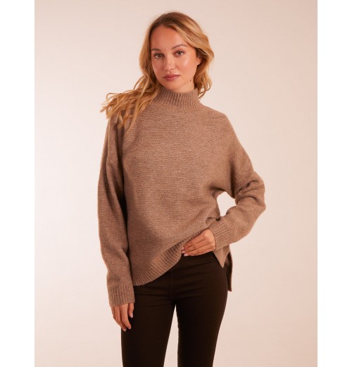 High Neck Knitted Jumper