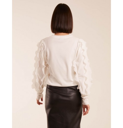 Frill Sleeved Jumper